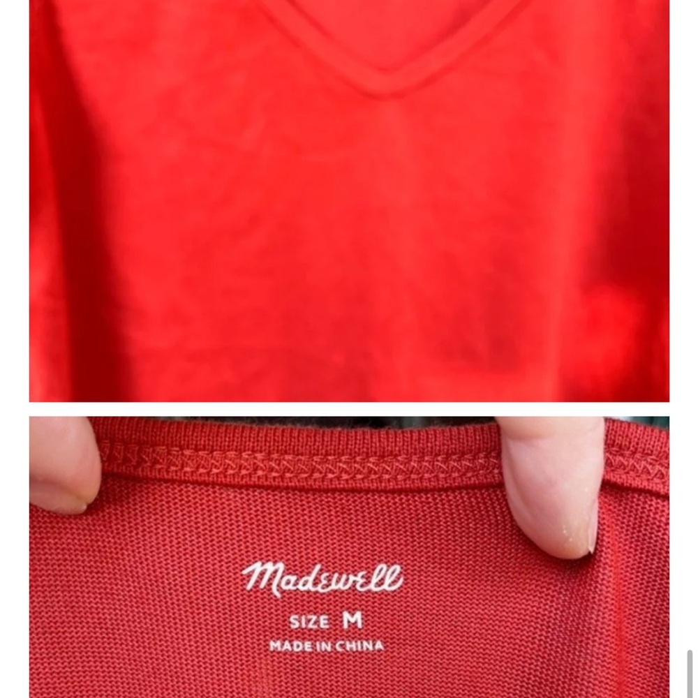 Madewell Burnt Orange Tank Top - Picture 3 of 3